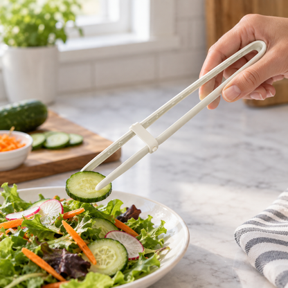 Food Grade Silicone Grill Tongs Non-Stick Heat Food Bread