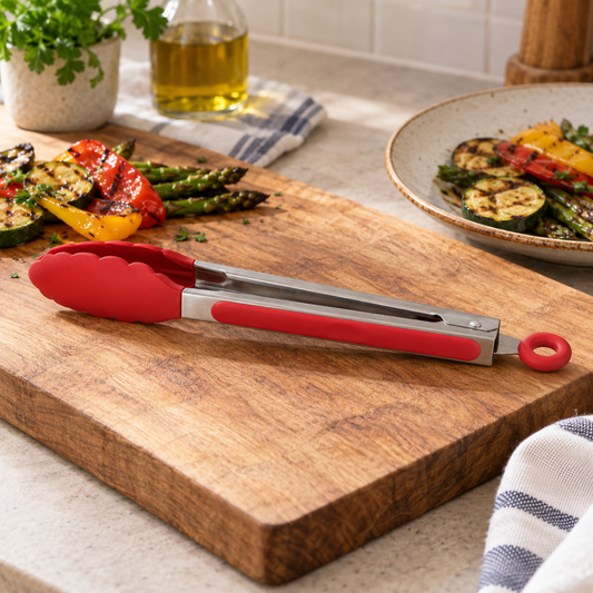 Silicone Spatula Kitchen Tongs