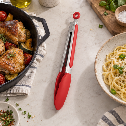 Silicone Spatula Kitchen Tongs